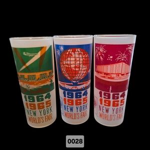 Vintage New York World's Fair Glasses Set